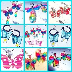 BUTTERFLY THEME EARRING SET